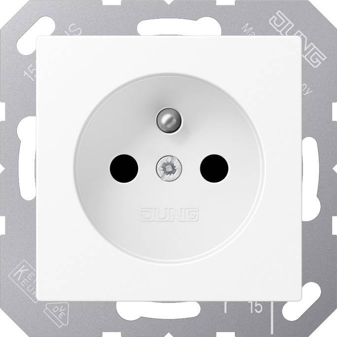 10 Stk. Jung Steckdose A 1520 FBFKI WWM