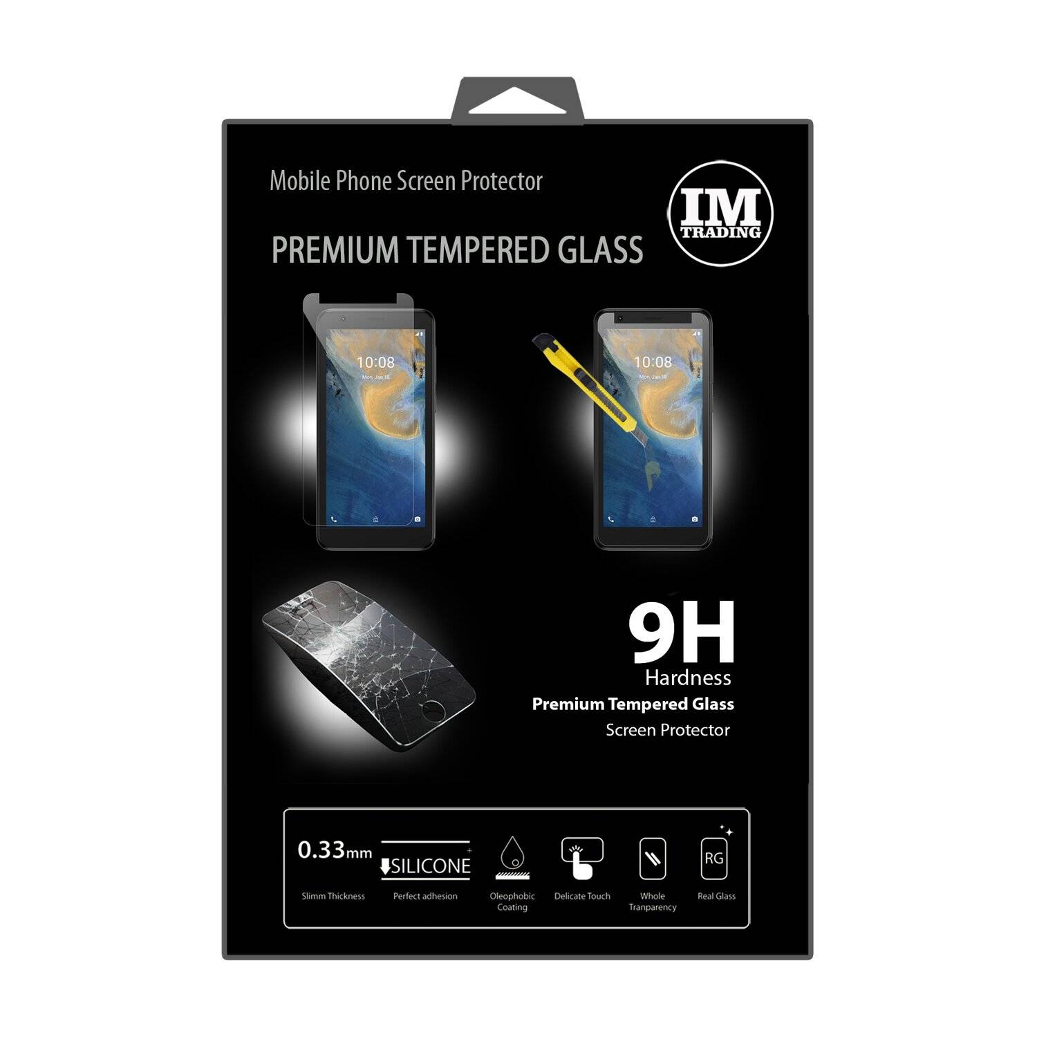 cofi1453 Schutzglas 9H kompatibel mit ZTE BLADE A31 Displayschutzfolie Schutzfolie Passgenau Glas