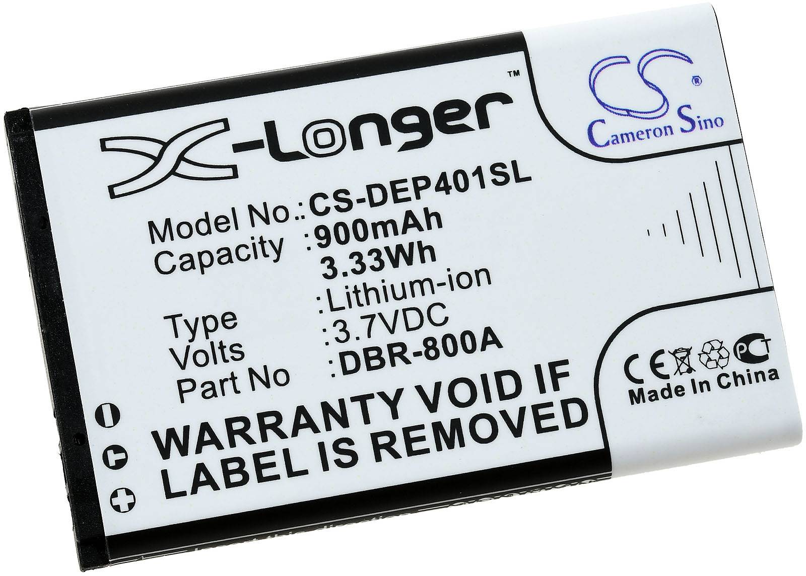 Powery Akku für Handy Doro 6520, 6530, 3,7V, Li-Ion
