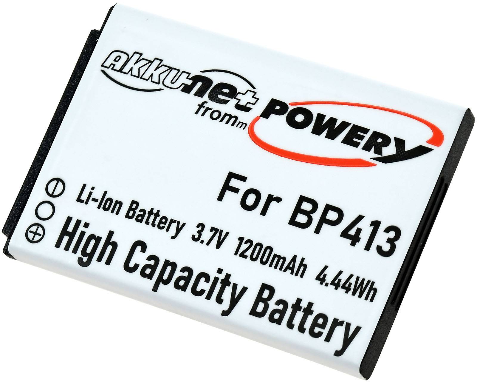 Powery Akku für Doro Primo 413, 3,7V, Li-Ion