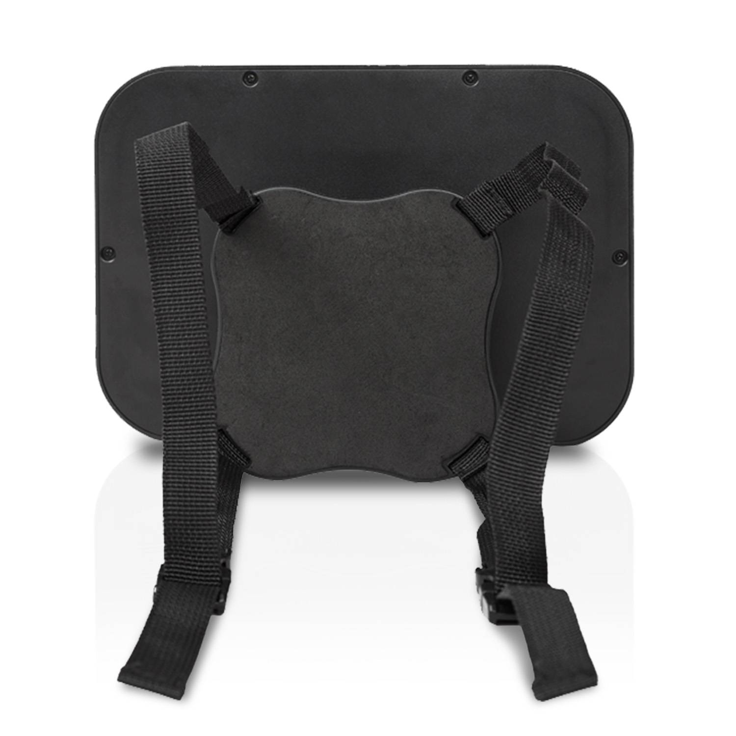 Wicked Chili Babyspiegel Rücksitzspiegel bruchsicher & schwenkbar für Kopfstütze (mit Baby on Board Schild)