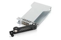Icy Dock MB491TKL-B, 2.5", Carrier panel, SATA, Serial ATA II, Serial ATA III, 5,15 mm, Schwarz, Silber, Metall