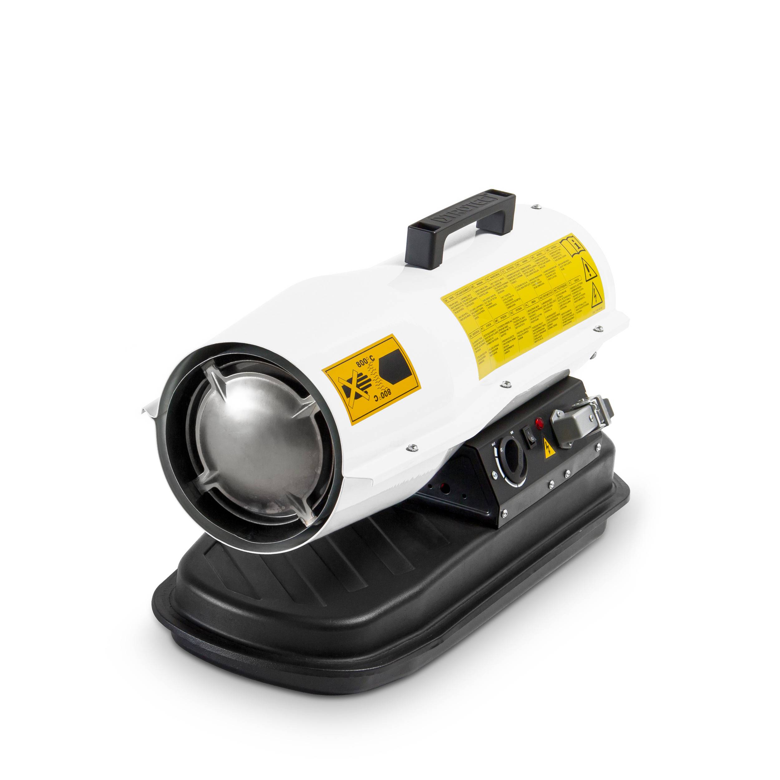 TROTEC Diesel Heizkanone IDE 20 D – Heizleistung 20 kW – Ölheizgebläse Luftmenge 550 m³/h – Baustellenheizer