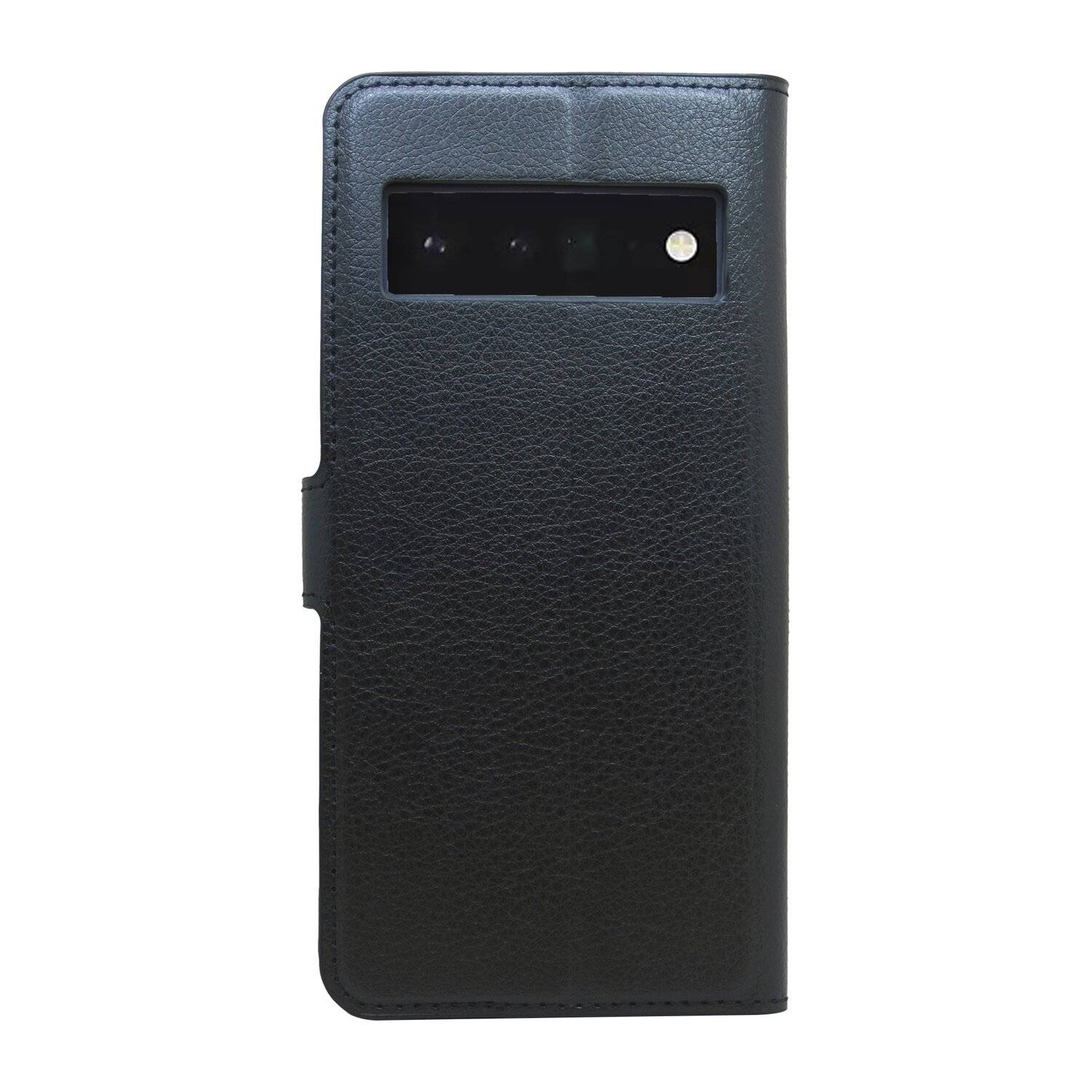 Buch Tasche "Fancy" für GOOGLE PIXEL 6 PRO Handy Hülle Brieftasche Schutzhülle mit Standfunktion, Kartenfach Schwarz