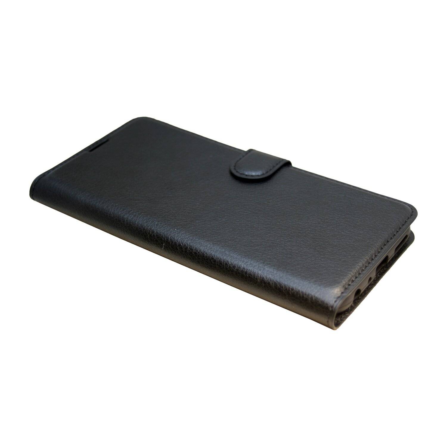Buch Tasche "Fancy" für ZTE BLADE A3 2019 Handy Hülle Etui Brieftasche Schutzhülle mit Standfunktion, Kartenfach Schwarz