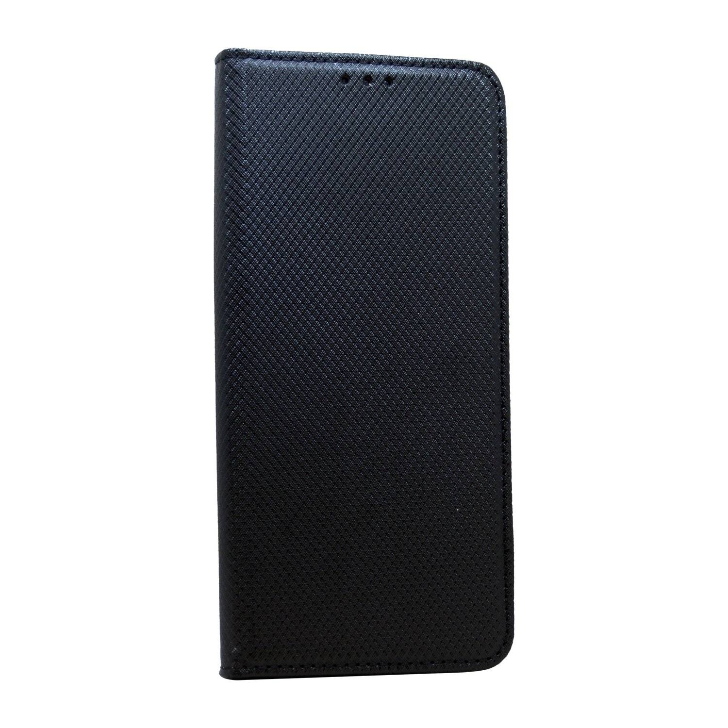 Buch Tasche "Smart" für Alcatel 1S 2021 Handy Hülle Etui Brieftasche Schutzhülle mit Standfunktion, Kartenfach Schwarz