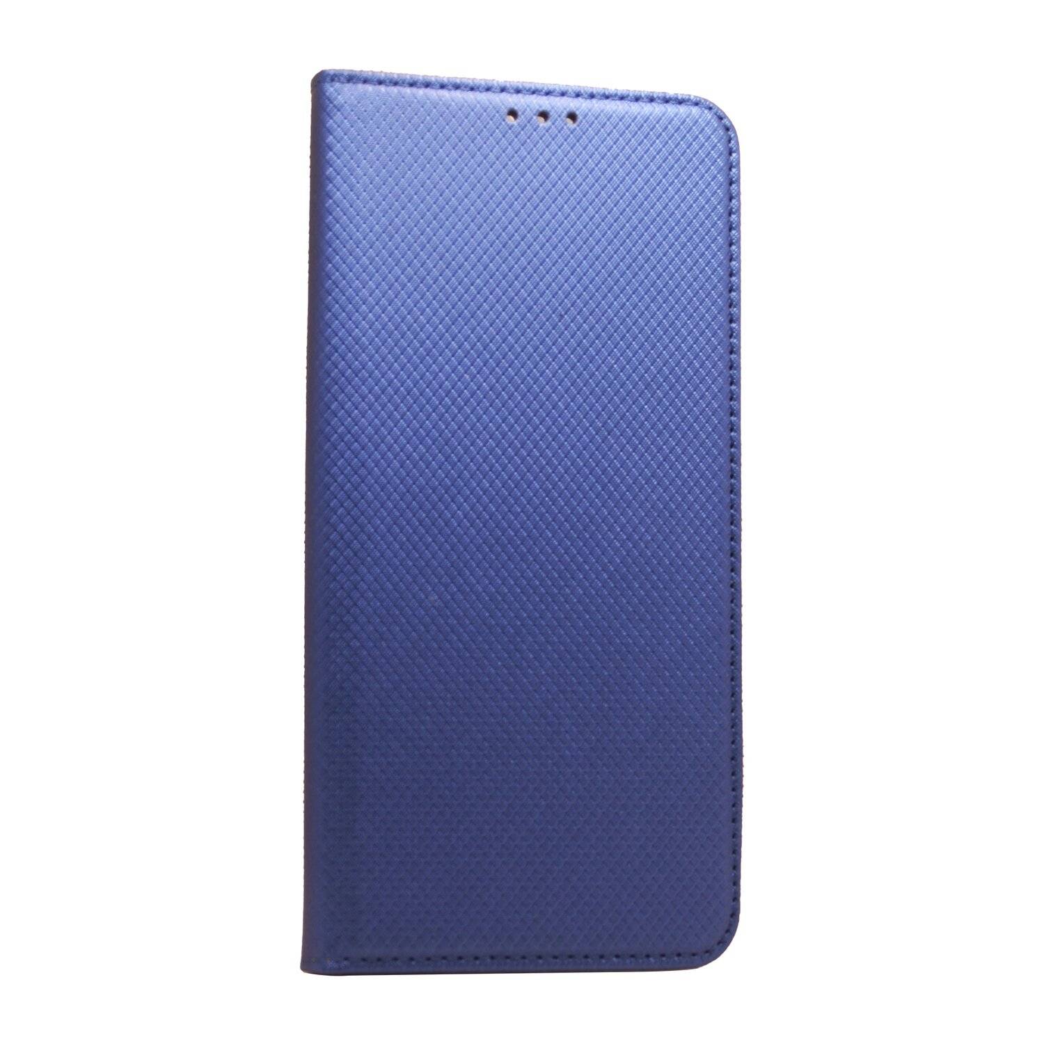 Buch Tasche "Smart" für Alcatel 1S 2021 Handy Hülle Etui Brieftasche Schutzhülle mit Standfunktion, Kartenfach Blau