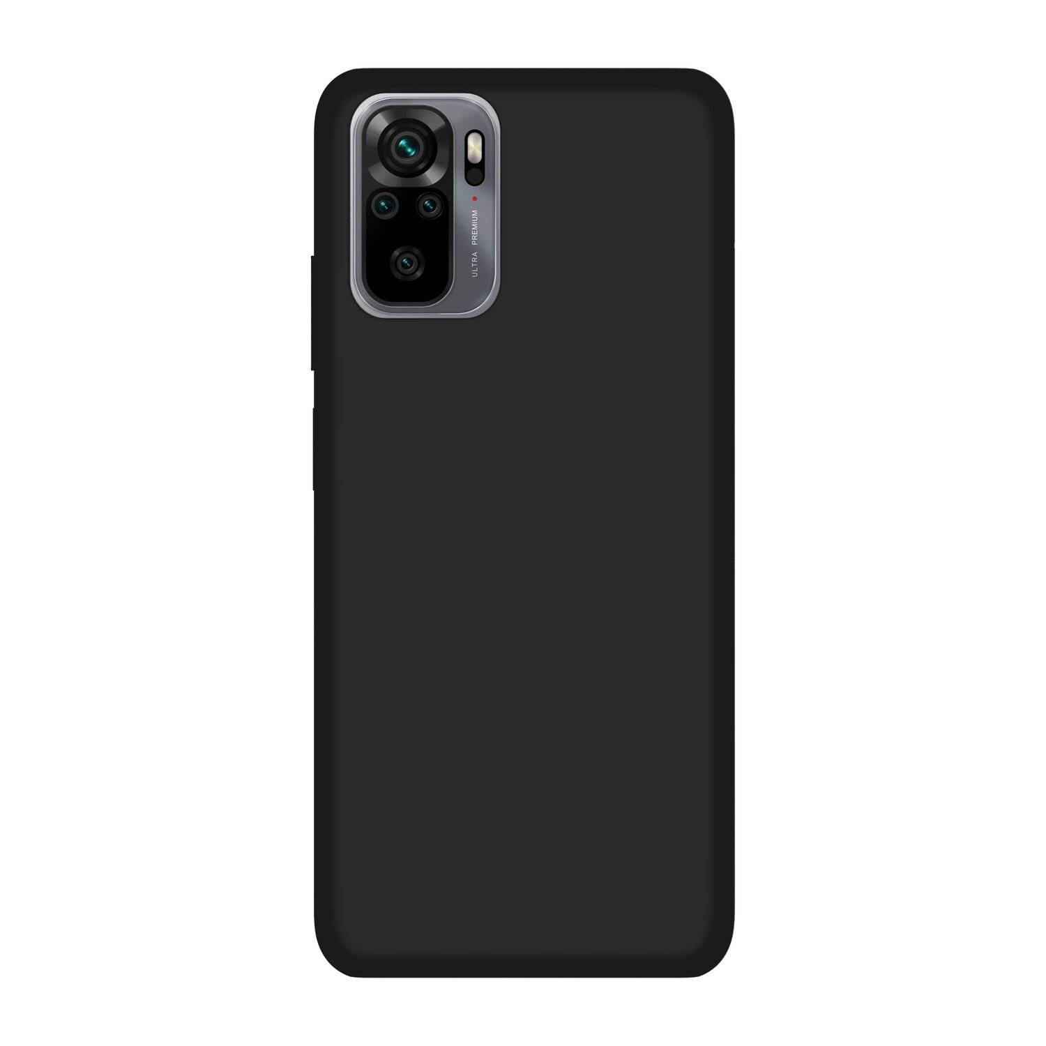 Silikon Hülle Carbon für XIAOMI REDMI NOTE 10 5G Case TPU Soft Handyhülle Cover Schutzhülle Schwarz