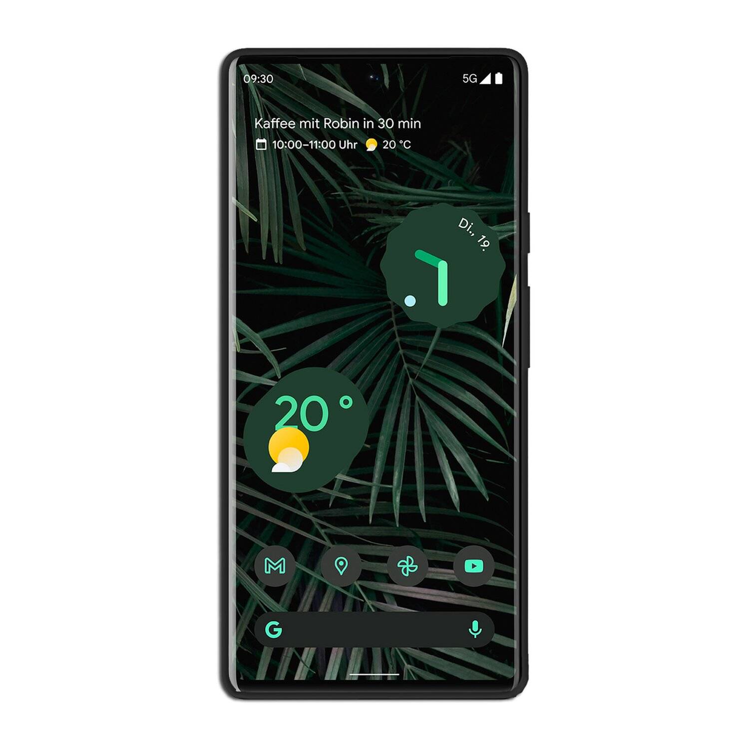 Silikon Hülle Basic für Google Pixel 6 Pro Case TPU Soft Handy Cover Schutz in Schwarz