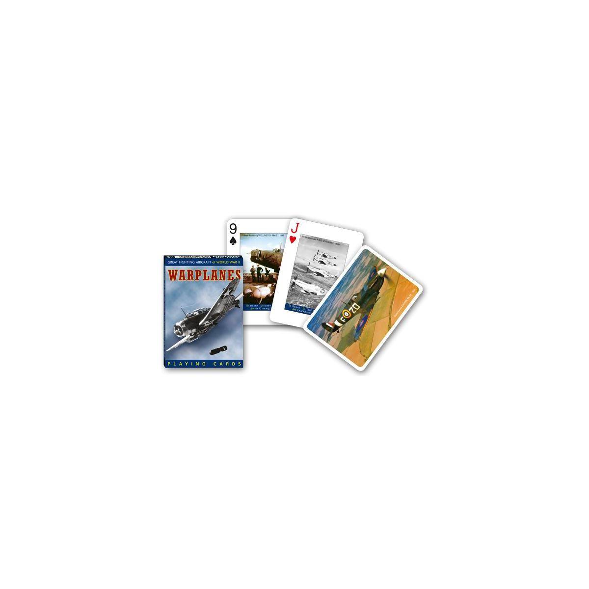 1164 - Spielkarten: Warplanes - 1x 55 Blatt