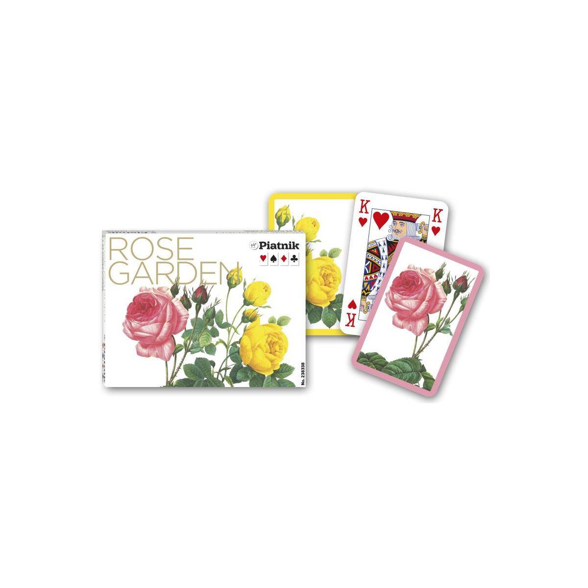 2383 - Spielkarten: Rose Garden - 2x 55 Blatt