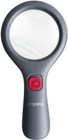 Emporia LED-MAG3-GR Vergrößerungsglas 3x Grau