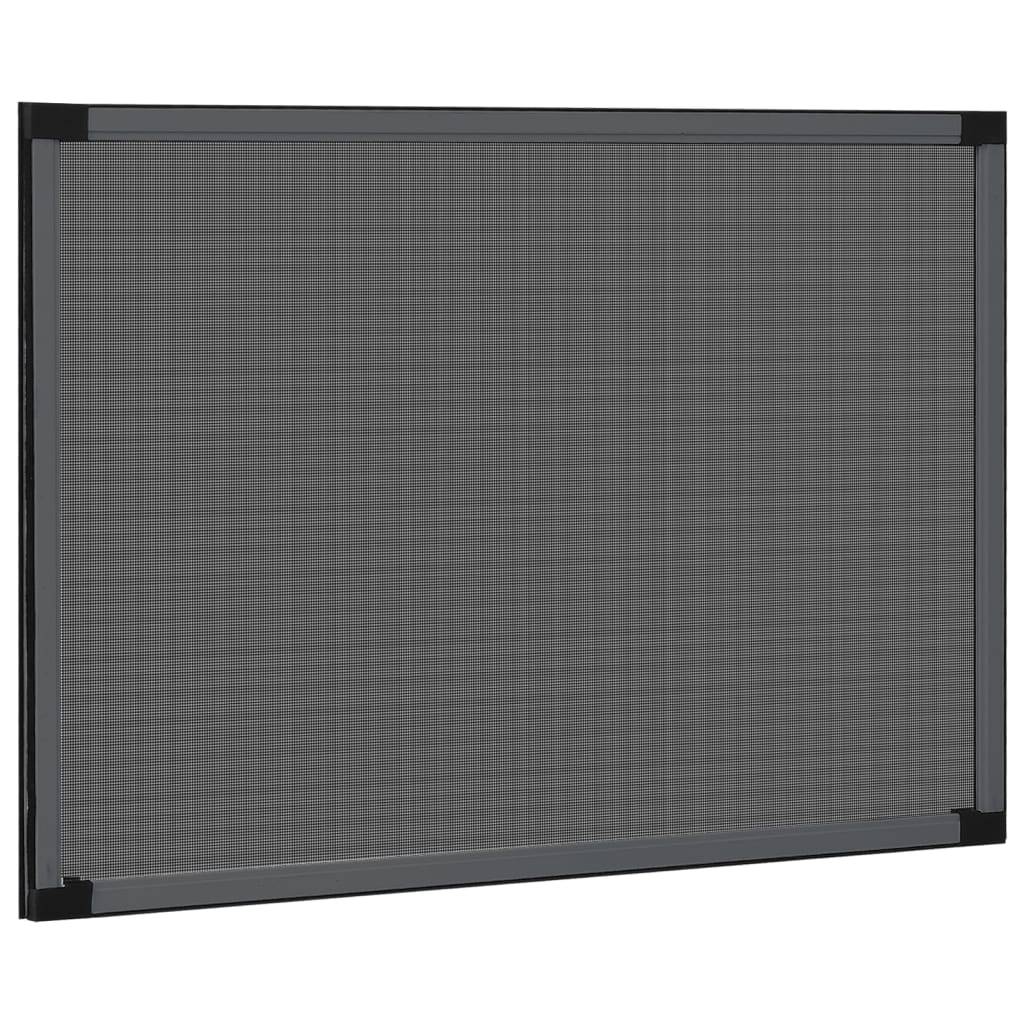 vidaXL Teleskop-Fliegengitter für Fenster Anthrazit (100-193)x75 cm