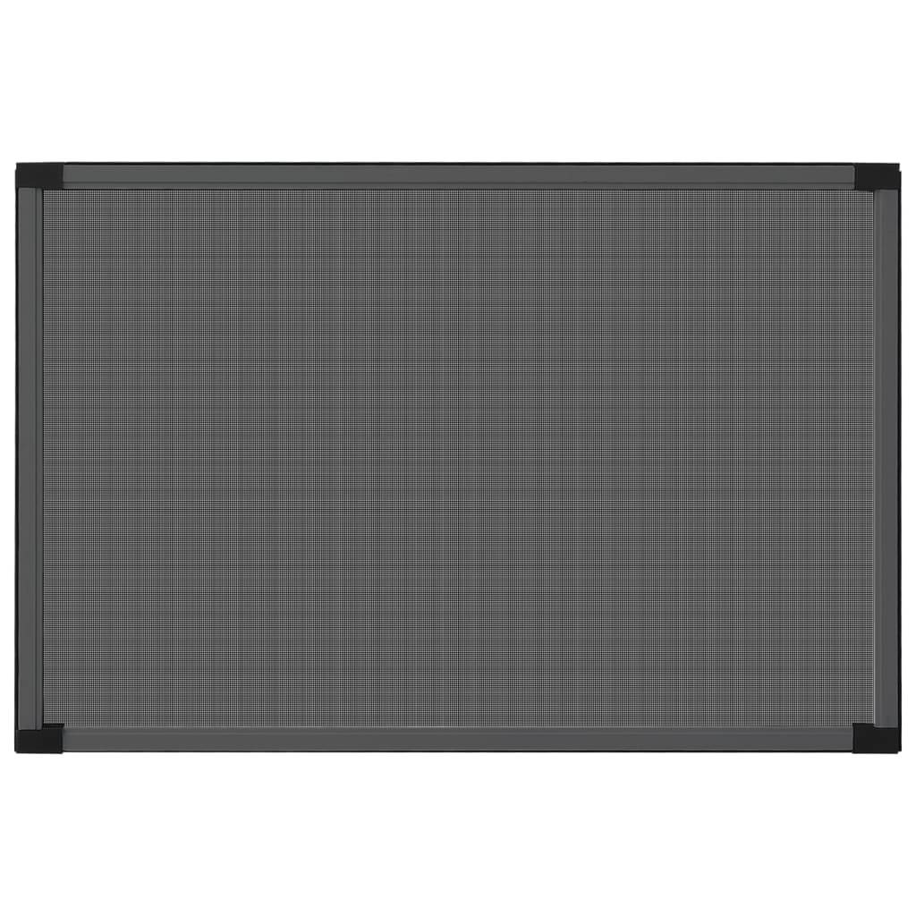 vidaXL Teleskop-Fliegengitter für Fenster Anthrazit (100-193)x75 cm