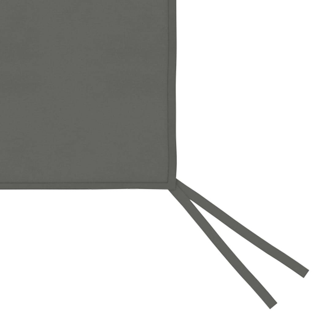 vidaXL Pavillon-Seitenwände mit Fenstern 2 Stk. Anthrazit