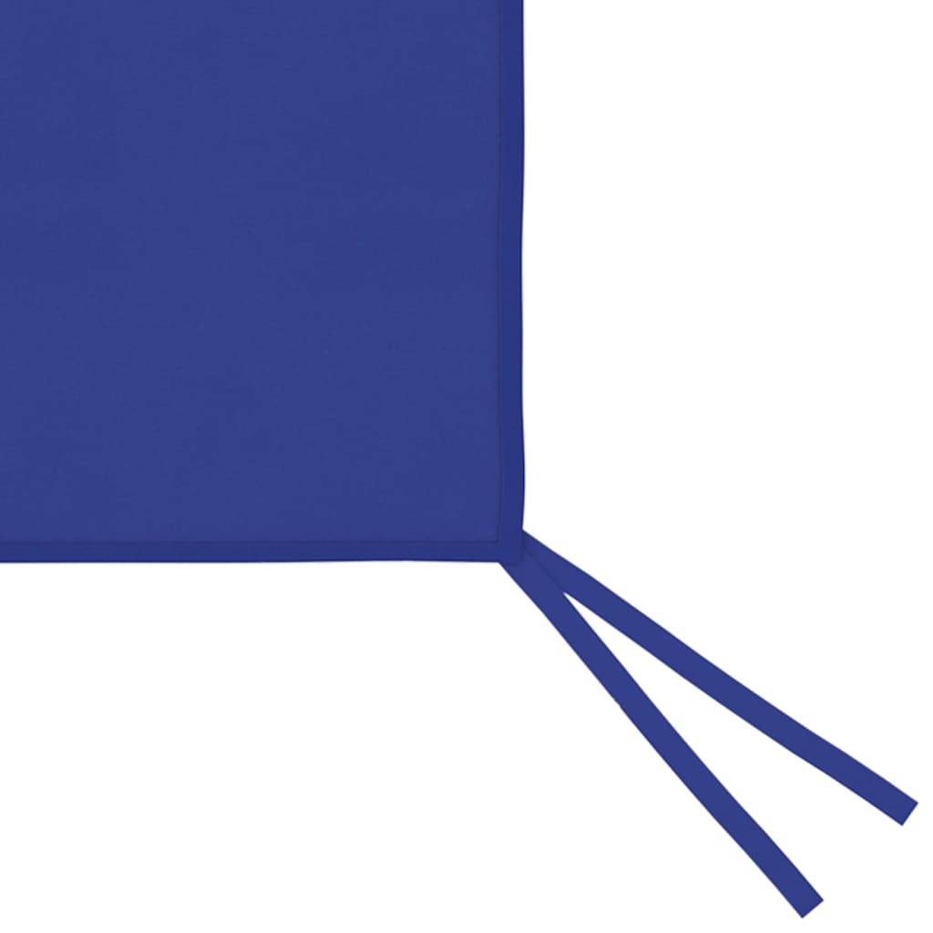 vidaXL Pavillon-Seitenwände mit Fenstern 2 Stk. Blau