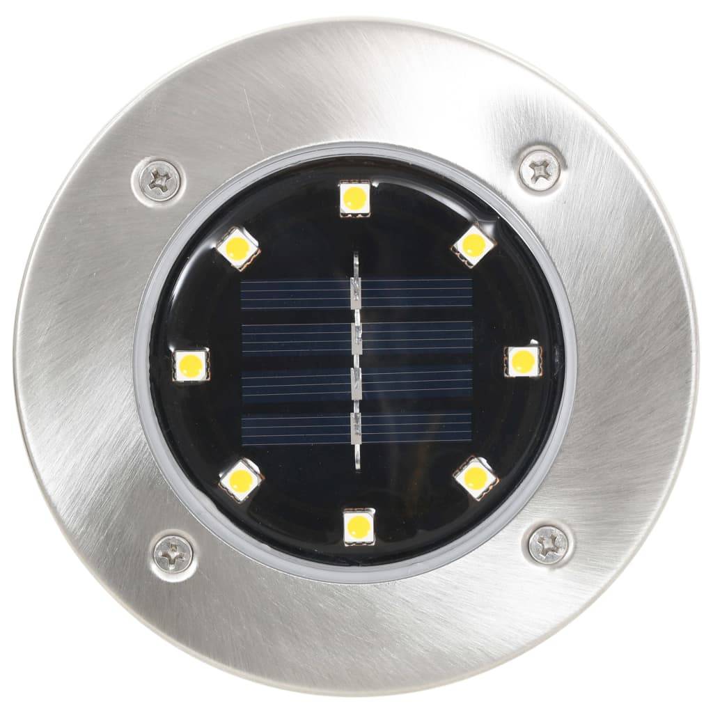 vidaXL Solar-Bodenleuchten 8 Stk. LED Warmweiß