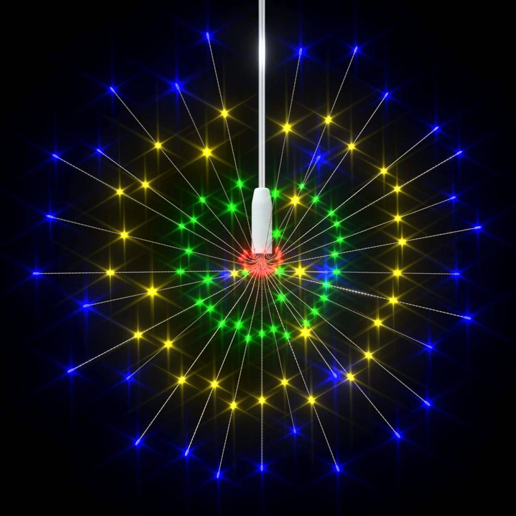 vidaXL Feuerwerkslichter 10 Stk. Mehrfarbig 20 cm 1400 LEDs