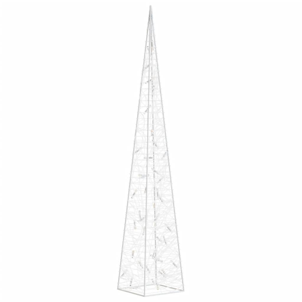 vidaXL LED-Leuchtkegel Acryl Deko Blau 90 cm
