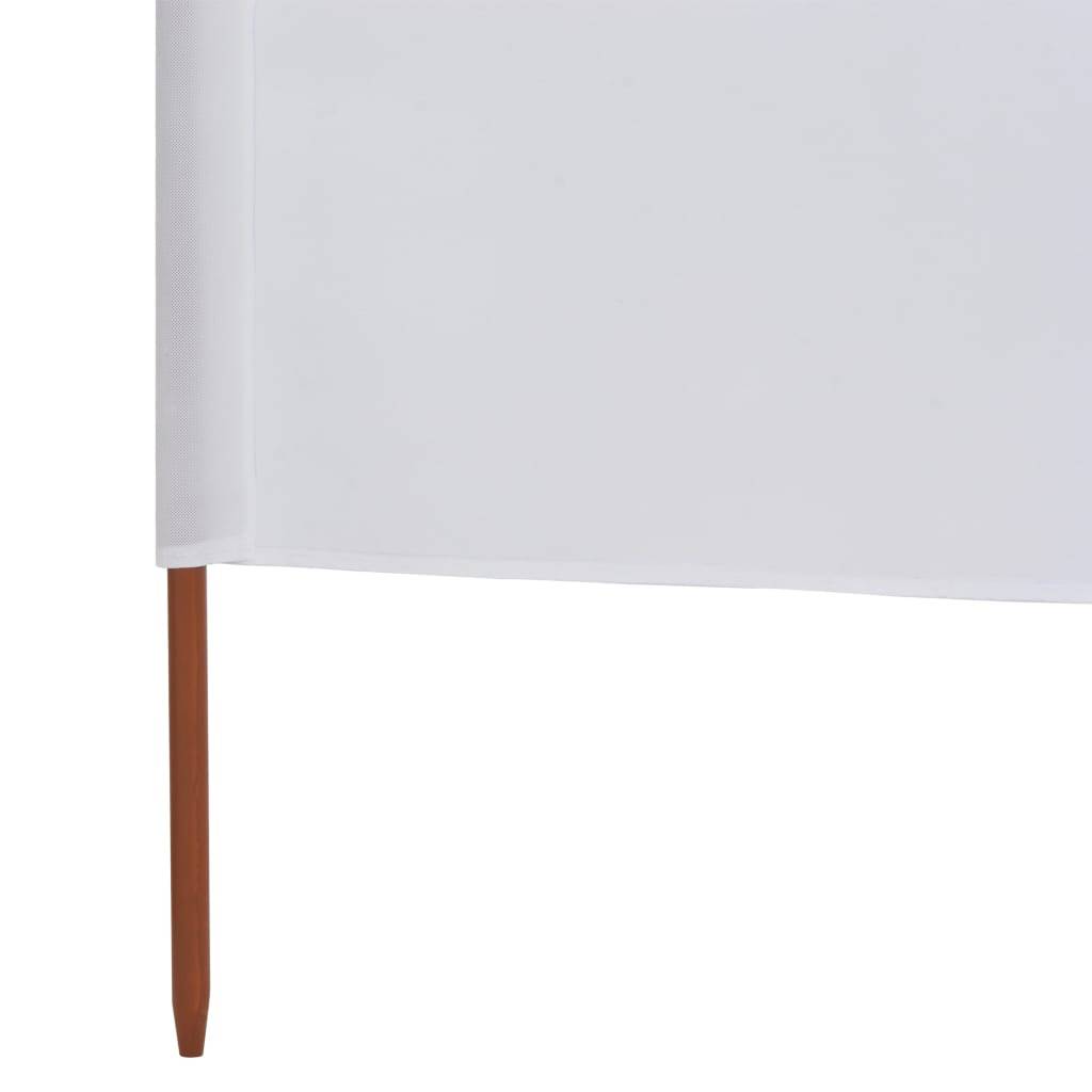 vidaXL 3-teiliges Windschutzgewebe 400 x 160 cm Sandweiß