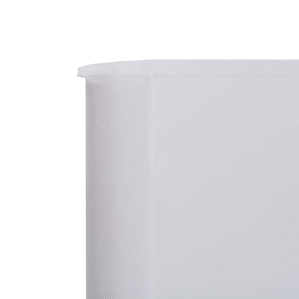 vidaXL 9-teiliges Windschutzgewebe 1200 x 160 cm Sandweiß