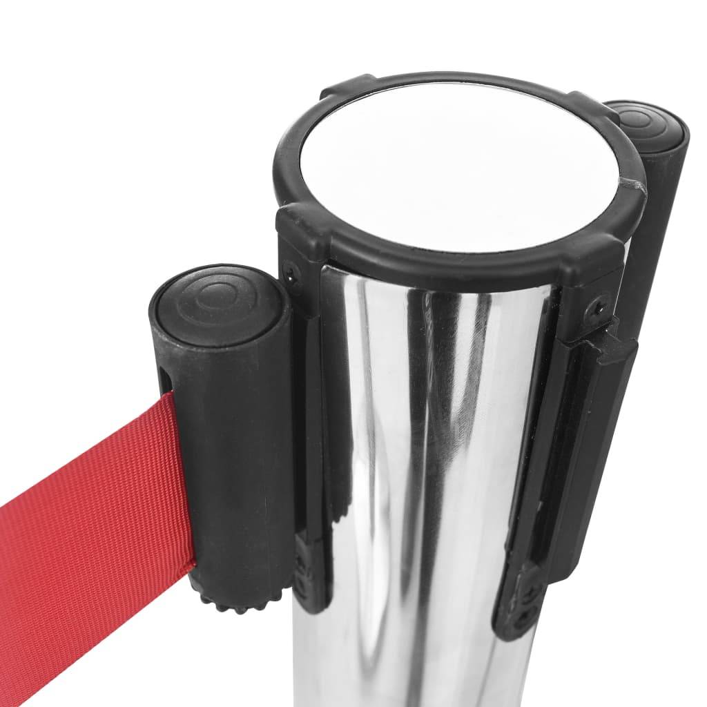 vidaXL Gurtkassette mit ausziehbarem Gurtband 200 cm Rot