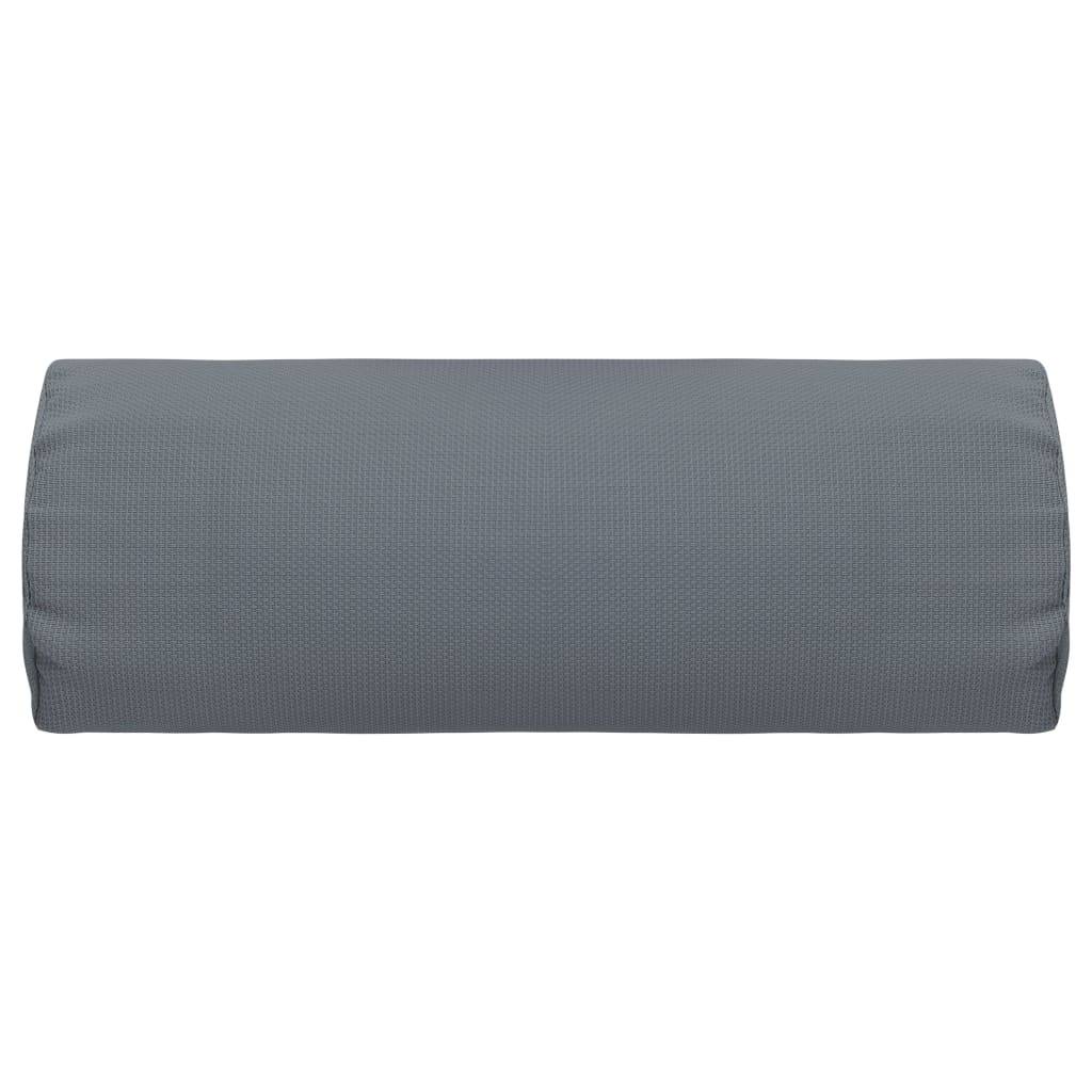 vidaXL Kopfstütze für Liegestuhl Grau 40 x 7,5 x 15 cm Textilene