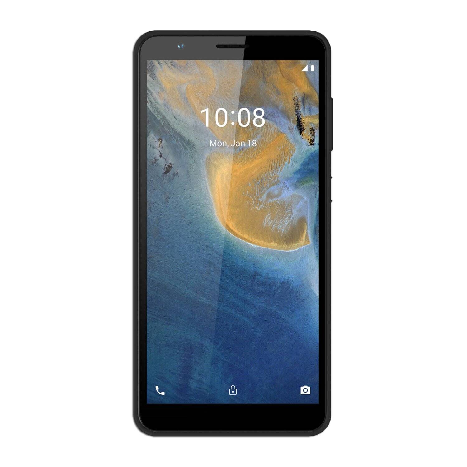 cofi1453® Silikon Hülle Basic kompatibel mit ZTE BLADE A31 Case TPU Soft Handy Cover Schutz in Schwarz