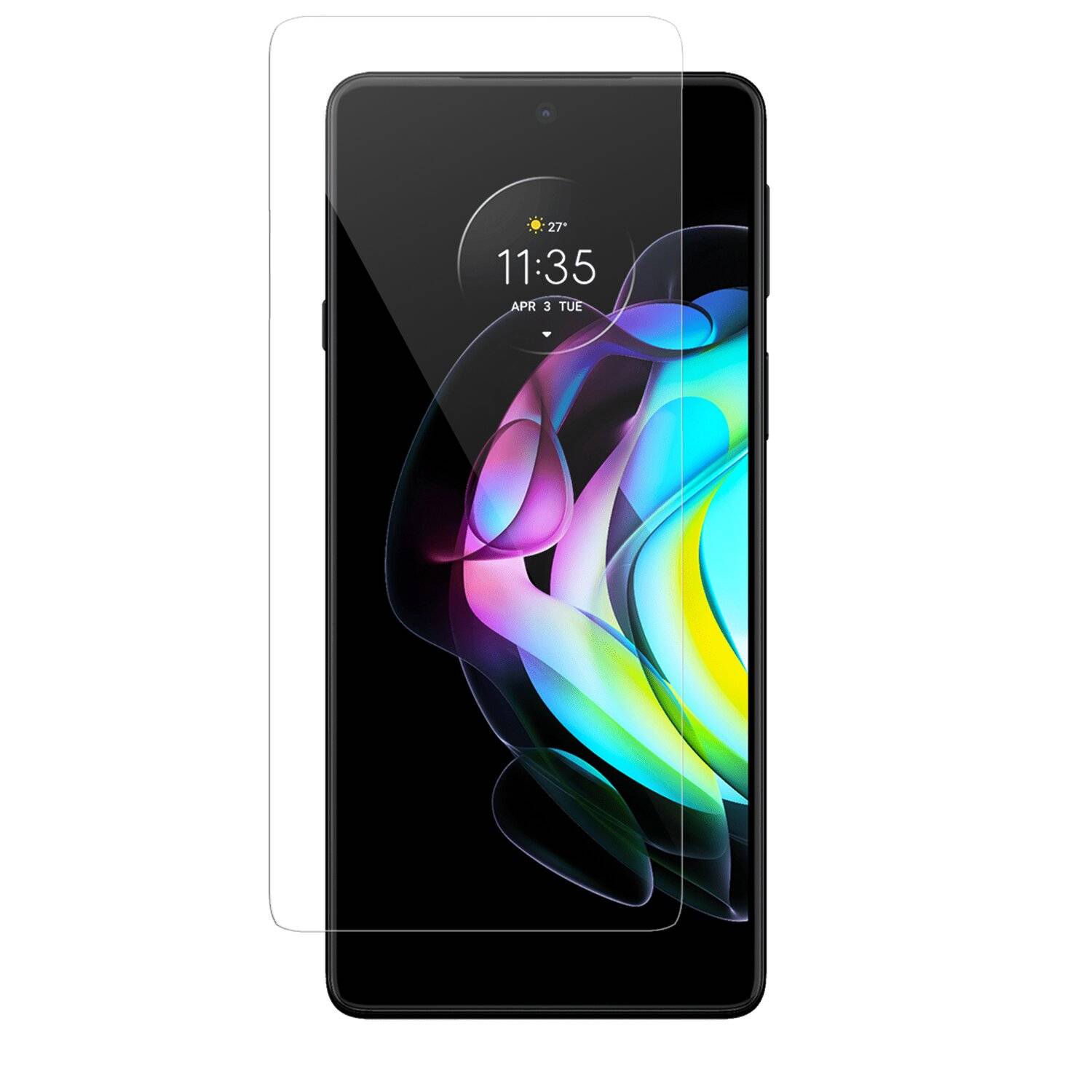 3X Schutz Schutz Glas 9H Tempered Glass Display Schutz Folie Display Glas Screen Protector für Motorola Moto Edge 20