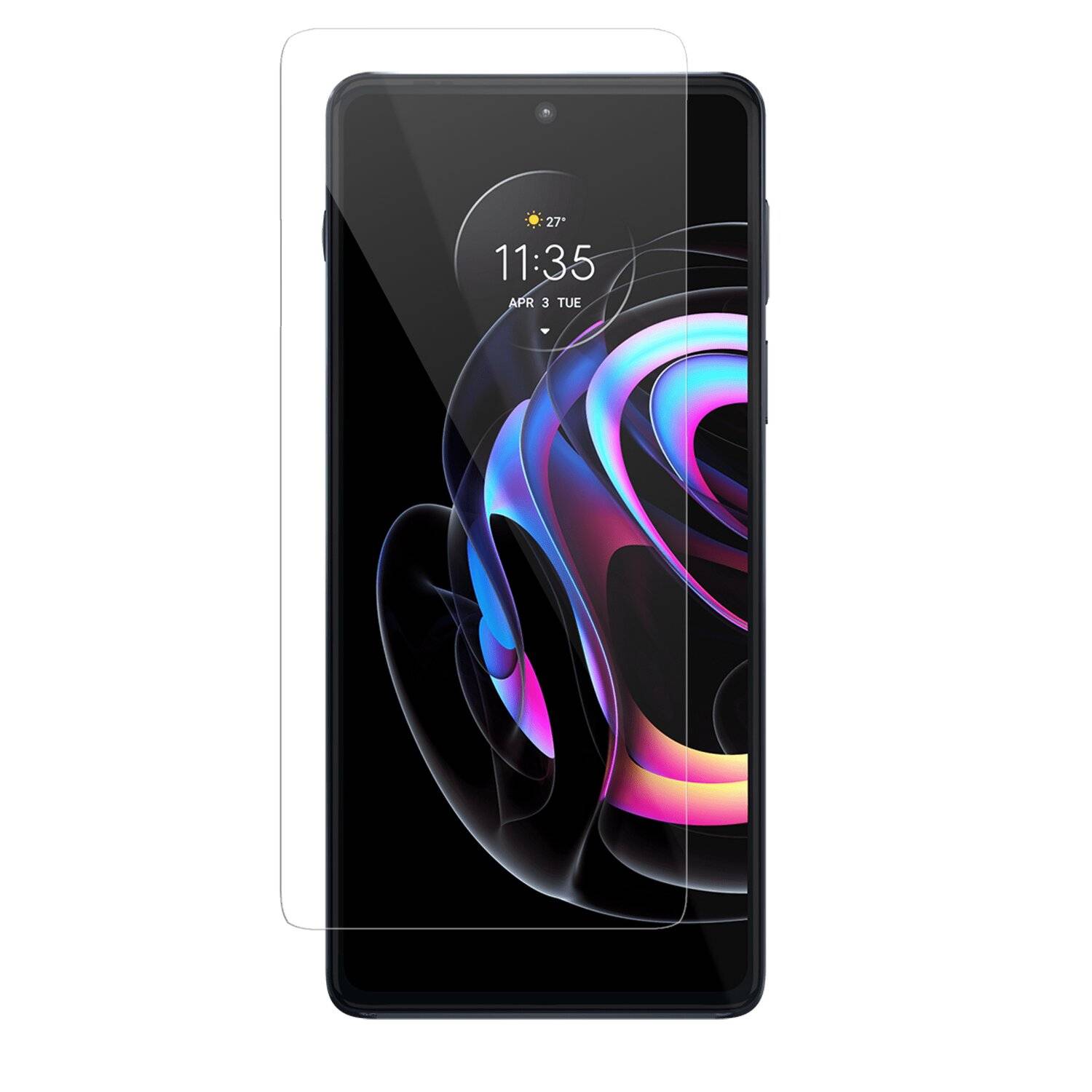 3X Schutz Schutz Glas 9H Tempered Glass Display Schutz Folie Display Glas Screen Protector für Motorola Moto Edge 20 Pro