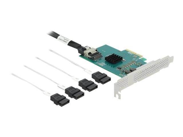Delock - Speichercontroller (RAID) - 4 Sender/Kanal