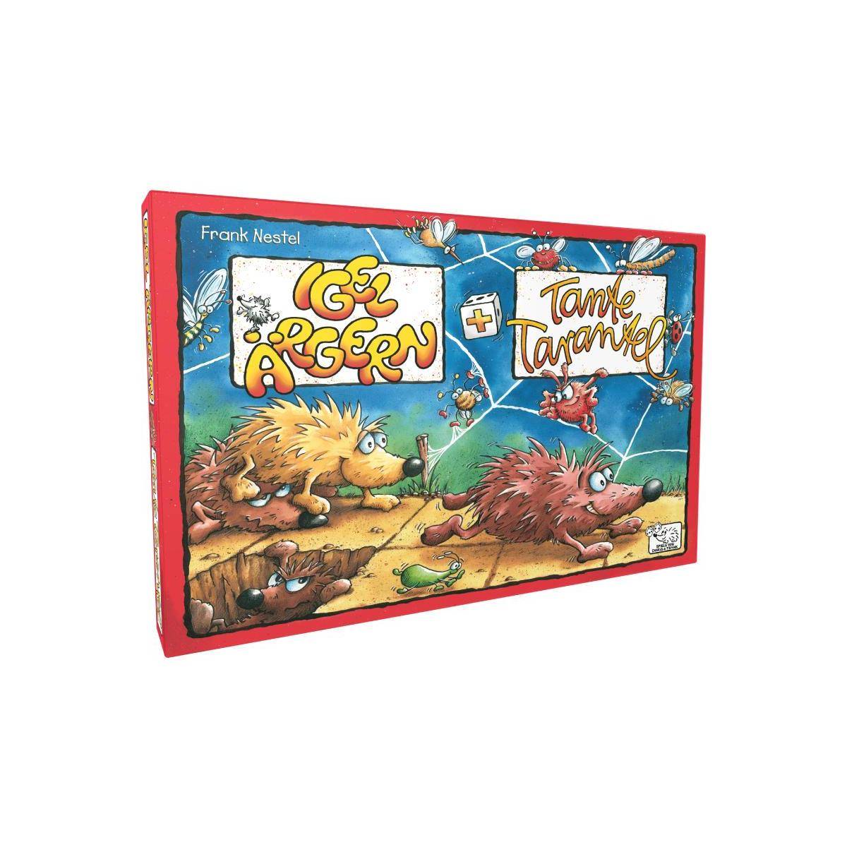 DF008 - Igel Ärgern + Tante Tarantel - Brettspiel, für 2-6 Spieler, ab 8 Jahren (DE-Ausgabe)