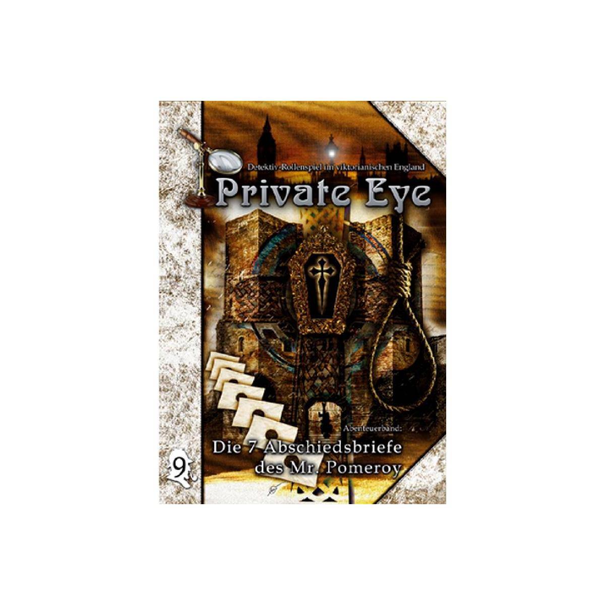RPG496943 - Private Eye: Die 7 Abschiedsbriefe des Mr. Pomeroy, Abenteuerband 9 (DE-Erweiterung)