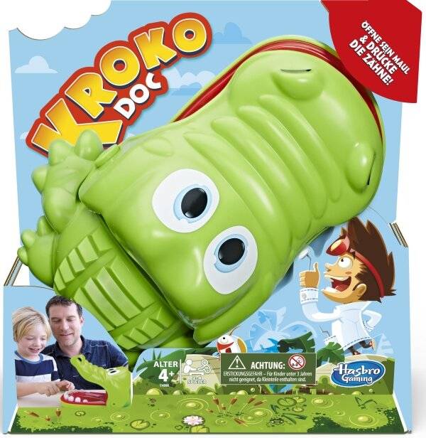 Hasbro Hasbro E4898800 Kroko Doc, Neuauflage