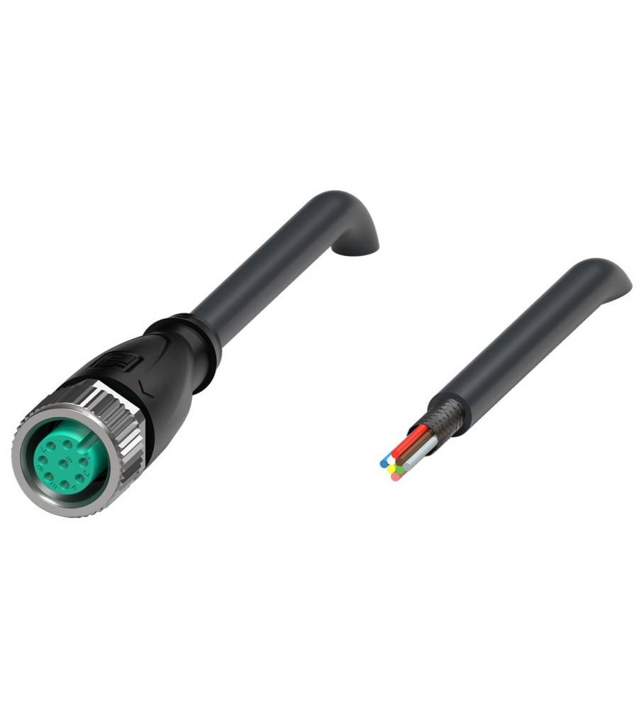 Pepperl+Fuchs Fabrik Kabeldose, geschirmt V318-GM-BK5M-PUR-U2S