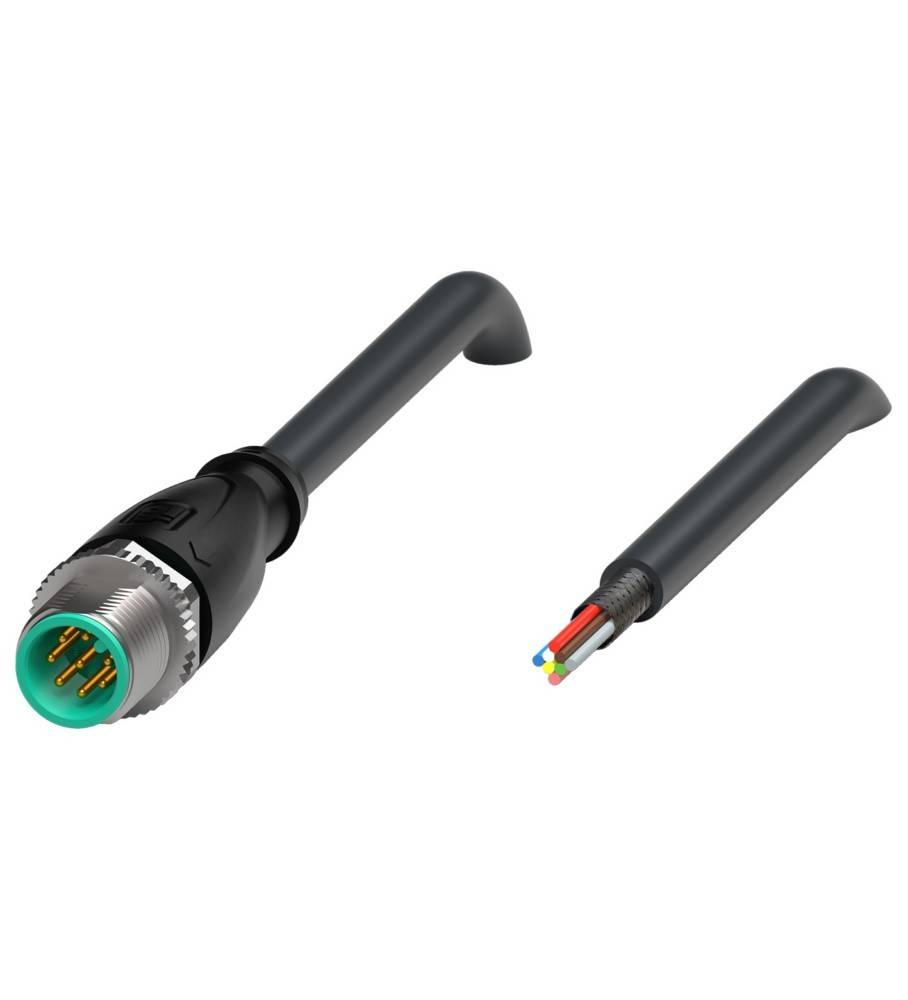 Pepperl+Fuchs Fabrik Kabelstecker, geschirmt V318S-GM-BK5M-PURU2S