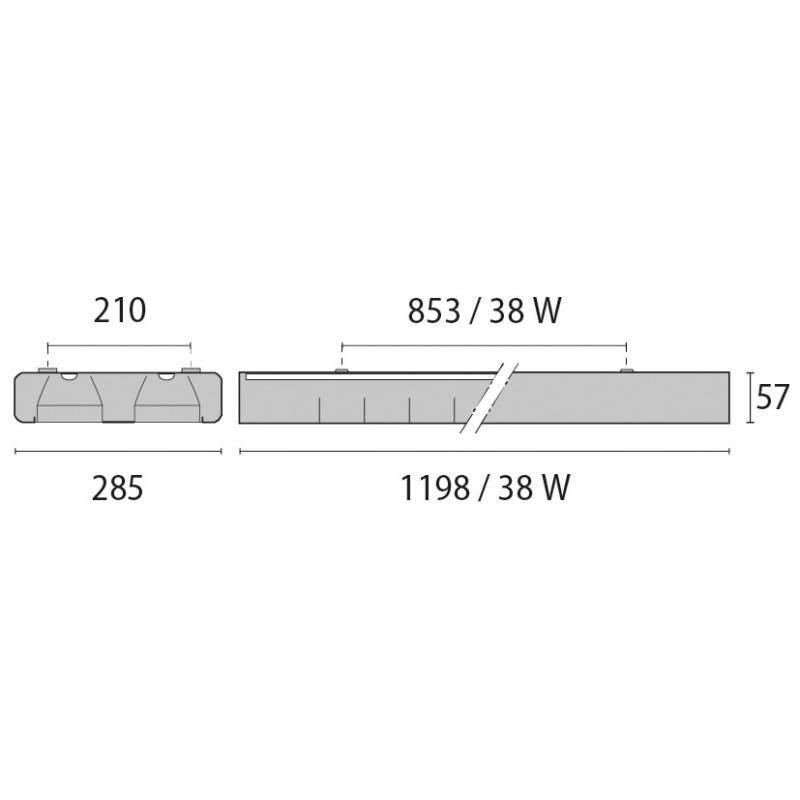 Spittler LED-Anbauleuchte 3100086