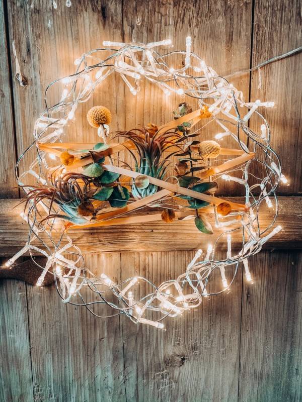 Hellum LED-Metallkranz 80-LED 577921