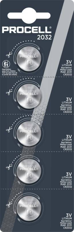 40 Stück Hückmann Knopfzelle Lithium 3V PC2032-B5 (VE5)
