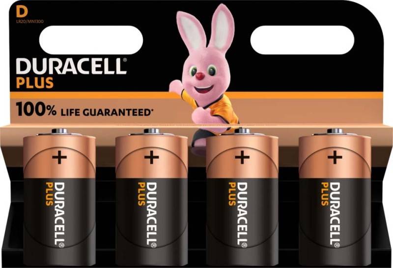 12 Stück Hückmann Batterie 1,5V Mono D Plus-D K4 (Bli.4)