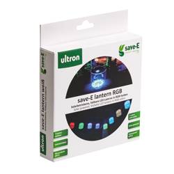 Ultron 185952, Batteriebetriebene Campingleuchte, Mehrfarbig, Aufhängerhaken, 90 lm, LED, 6 h