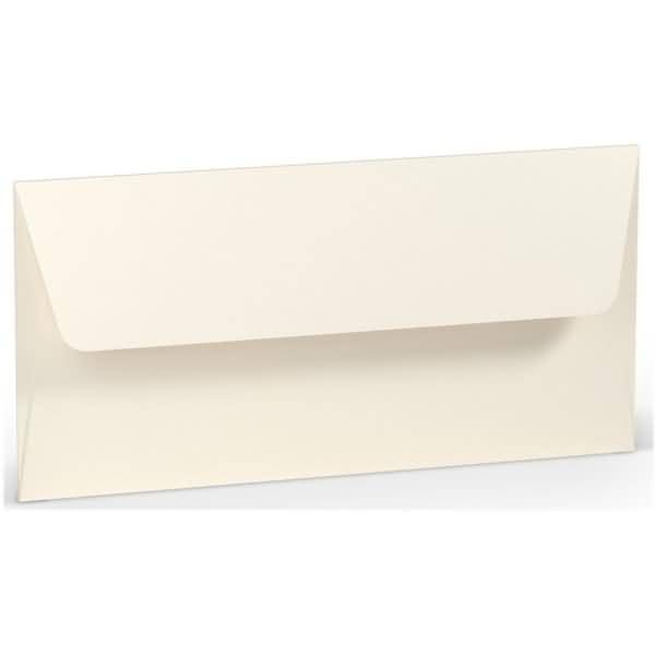 Briefumschläge DL Seidenfutter Nassklebung VE=5 Stück Ivory