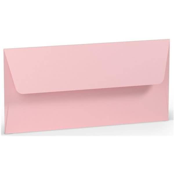 Briefumschlag DL Nassklebung Seidenfutter Flamingo