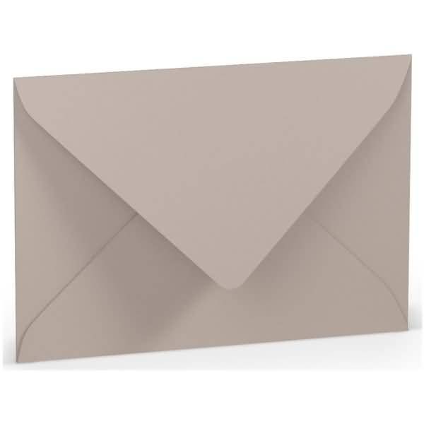 Briefumschläge C6 Seidenfutter Nassklebung VE=5 Stück Taupe
