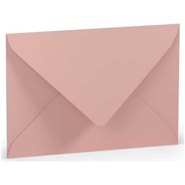 Briefumschläge C6 Seidenfutter Nassklebung VE=5 Stück Rose