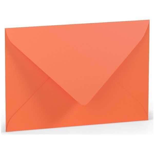 Briefumschläge C6 Seidenfutter Nassklebung VE=5 Stück Coral