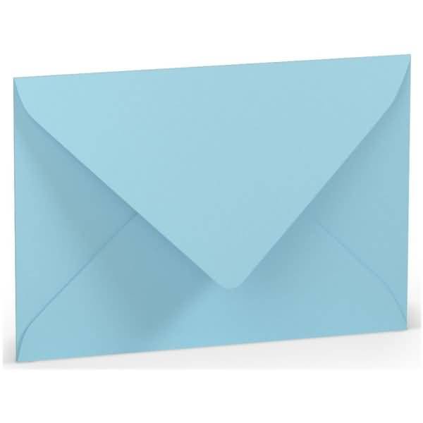 Briefumschläge C6 Seidenfutter Nassklebung VE=5 Stück Aqua