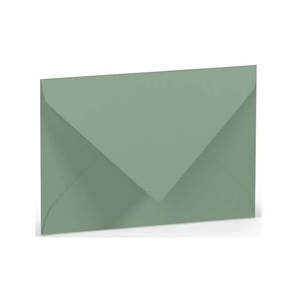 Briefumschläge C7 Seidenfutter Nassklebung VE=5 Stück Eucalyptus
