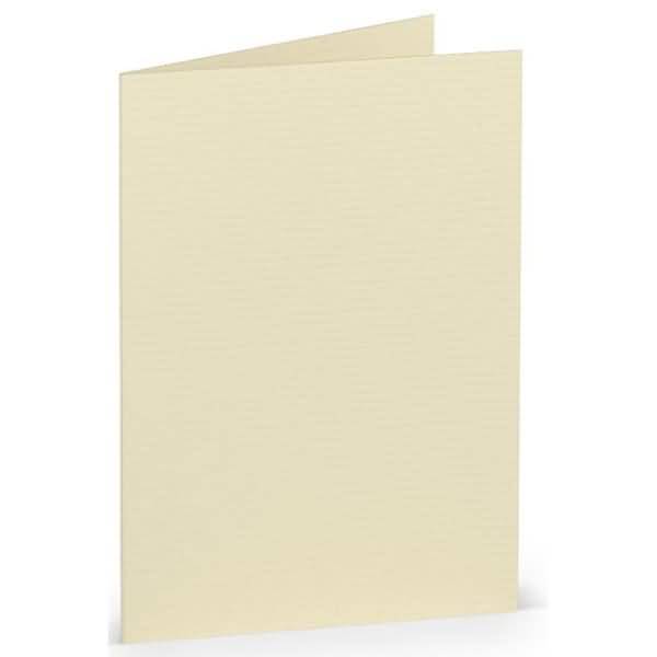 Doppelkarte A7 hoch VE=5 Stück Chamois