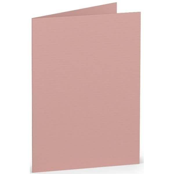 Doppelkarte A7 hoch VE=5 Stück Rose